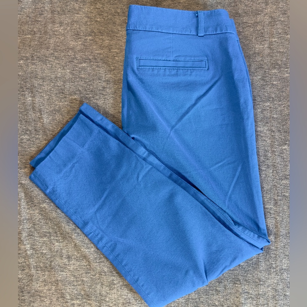 Banana Republic Sloan Women's Blue Slim Fit Cropped Pants